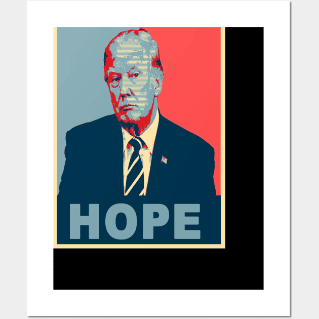 donald trump Hope Wall Art by joyTrends